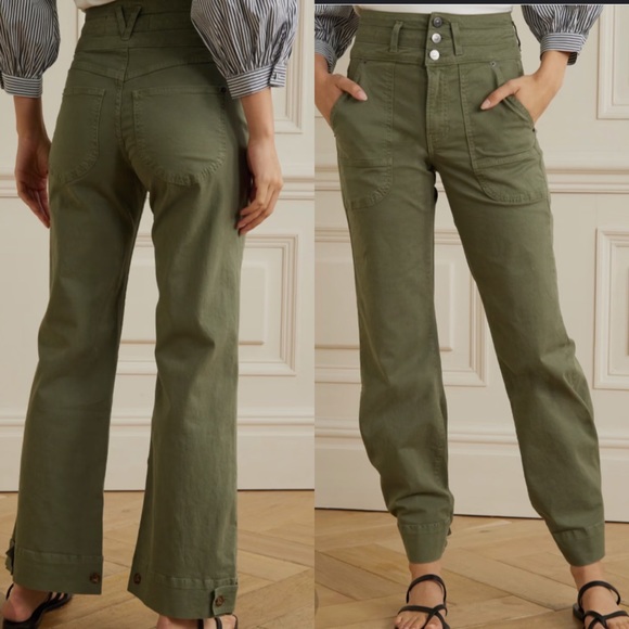 Veronica Beard Marley Convertible Ankle Tab Pants SZ 30 - Picture 10 of 12